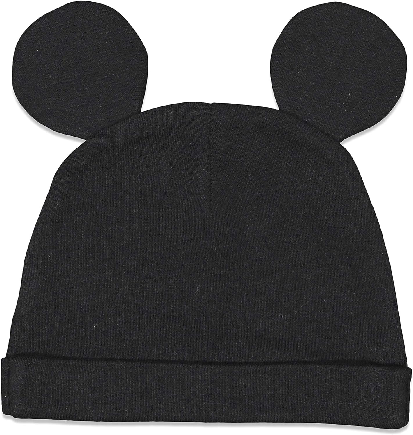 Disney Mickey Mouse 4 Piece Outfit Set: Bodysuit Pants Bib Hat - Image 4